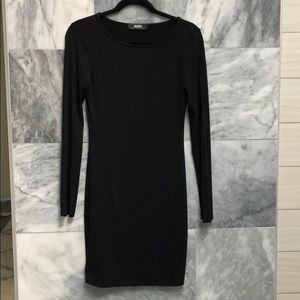 Long sleeve black dress